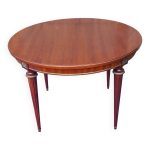 Table à manger style louis xvi avec 2 rallonges diam 109 cm Table à manger style louis xvi avec 2 rallonges diam 109 cm