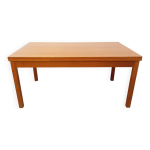 Table à manger style scandinave vintage des années 60 en teck avec rallonges Table à manger style scandinave vintage des années 60 en teck avec rallonges