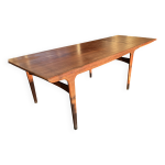 Table à manger en teck johannes andersen 1965 Table à manger en teck johannes andersen 1965