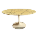 Table � manger tulipe ronde knoll plateau marbre