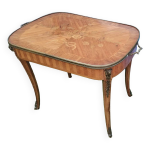 Table en marqueterie style louis xv