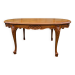Table en merisier style louis xv avec rallonges