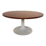 Table modulable jer pied tulipe en fonte fonderie chenesseau orl�a