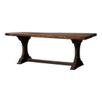 Table de monastre en chne massif, france, 1900
