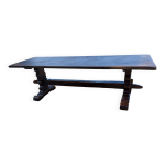 Table de monastère en chêne, xixème s. Table de monastère en chêne, xixème s.