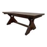 Table de monastere en sapin massif xx siècle Table de monastere en sapin massif xx siècle