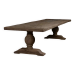 Table monastère soleil en bois massif ancien patiné Table monastère soleil en bois massif ancien patiné