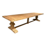 Table monastre spirito en chne massif - longueur 350 cm