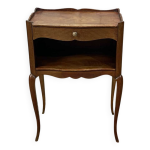 Table de nuit en merisier de style louis xv des annes 50