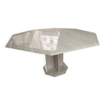 Table octogonale en travertin 140cm Table octogonale en travertin 140cm