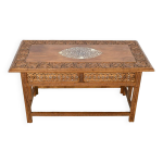 Table orientale pliante en bois exotique début xxe Table orientale pliante en bois exotique début xxe