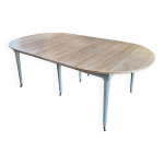 Table ovale ancienne extensible