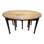Table ovale en merisier 25 personnes Table ovale en merisier 25 personnes