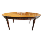 Table ovale avec rallonge signé jp ehalt Table ovale avec rallonge signé jp ehalt