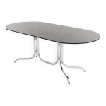 Table ovale roche bobois vintage, annes 70