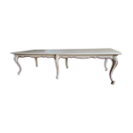 Table peinte style monastère 20ème siècle Table peinte style monastère 20ème siècle