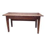 Table ptrin noyer massif ancien xix