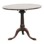 Table pivotante et inclinable en forme de cage  oiseaux, style anglais, du xviiie sicle