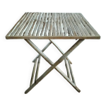 Table pliante en bambou