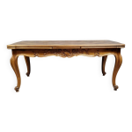 Table provencale style louis xv en merisier massif époque xxeme Table provencale style louis xv en merisier massif époque xxeme