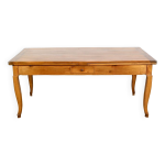 Table rgionale en merisier, style louis xv, milieu xixme
