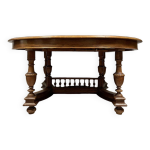 Table renaissance en chêne massif a allonges vers 1850 (320 cm) Table renaissance en chêne massif a allonges vers 1850 (320 cm)