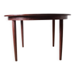 Table de repas danoise extensible en palissandre 1960 Table de repas danoise extensible en palissandre 1960