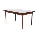 Table à repas palissandre scandinave années 60' Table à repas palissandre scandinave années 60'