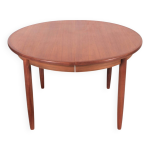 Table de repas scandinave extensible en teck 4 / 8 pers.