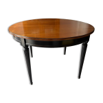 Table ronde avec 2 allonges