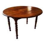 Table ronde ancienne en merisier Table ronde ancienne en merisier