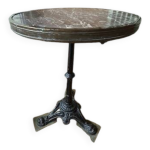 Table ronde de bistrot ancienne