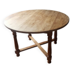 Table ronde en chêne / table de salle à manger / table en bois massif / large table Table ronde en chêne / table de salle à manger / table en bois massif / large table
