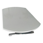 Table ronde escamotable