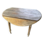 Table ronde extensible chêne vintage Table ronde extensible chêne vintage