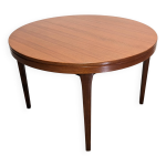 Table ronde extensible scandinave en teck annes 60 / 70