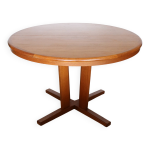 Table ronde extensible en teck, 1960