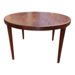 Table ronde extensible vintage scandinave en teck Table ronde extensible vintage scandinave en teck
