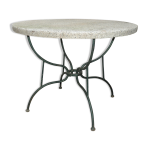 Table ronde d'extrieur, jardin anne 1950
