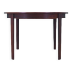 Table ronde en palissandre, design danois, ann�es 1960, production : danemark