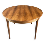 Table ronde palissandre vintage