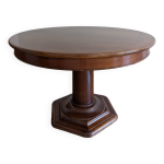 Table ronde  pied central extensible