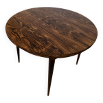 Table ronde scandinave en palissandre de rio 4  7 - 8 personnes - desig