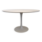 Table ronde tulipe space age de maurice burke pour arkana, annes 60 - 70