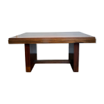 Table de salle à manger art déco en bois massif Table de salle à manger art déco en bois massif
