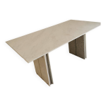 Table salle a manger ou bureau marbre annee 1980