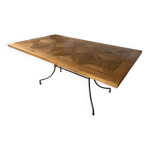 Table de salle  manger le cdre rouge chne massif