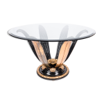 Table de salle  manger ou table de centre de style regency