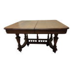 Table salle  manger en chne avec rallonges