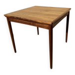 Table de salle manger danoise extensible en palissandre de rio 1960 Table de salle manger danoise extensible en palissandre de rio 1960